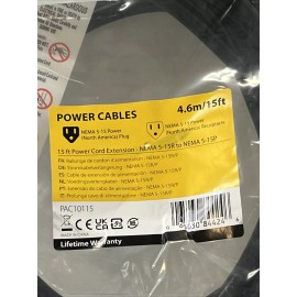 StarTech.com Power Cables 4.6m/15ft each Nema 5-15R to 5-15P North American Plug