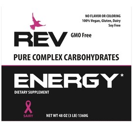 REV Energy Carbohydrate Fuel - endurance sports nutrition - compare to Carbo Pro