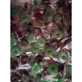 Lifesavers Hard Candy "ALL RASPBERRY & WATERMELON Flavors" BULK CANDY- ONE POUND