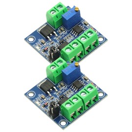 2PCS PWM to Voltage Conversion Module 0%-100% to 0V-10V for PLC MCU Digital to Analog Signal PWM Adjustable Converter Power Module