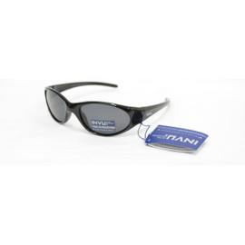 Invu, K 2408 A Polarised Sunglasses for Children, Black, Lenses with 100% UV Protection, Extendable, black