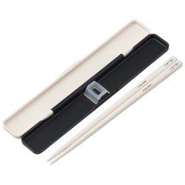 Skater ABC3AG-A Adult Chopsticks & Chopsticks Case Set, Antibacterial, 7.1 inches (18 cm), No Chatting, Made in Japan