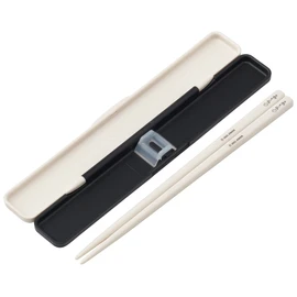 Skater ABC3AG-A Adult Chopsticks & Chopsticks Case Set, Antibacterial, 7.1 inches (18 cm), No Chatting, Made in Japan