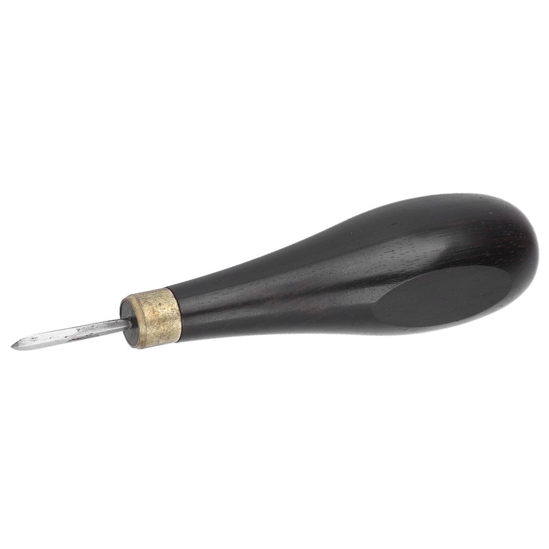 Rhombus Awl 5mm/6mm Professional Mahogany Handle Sandalwood Leather Diamond Awl