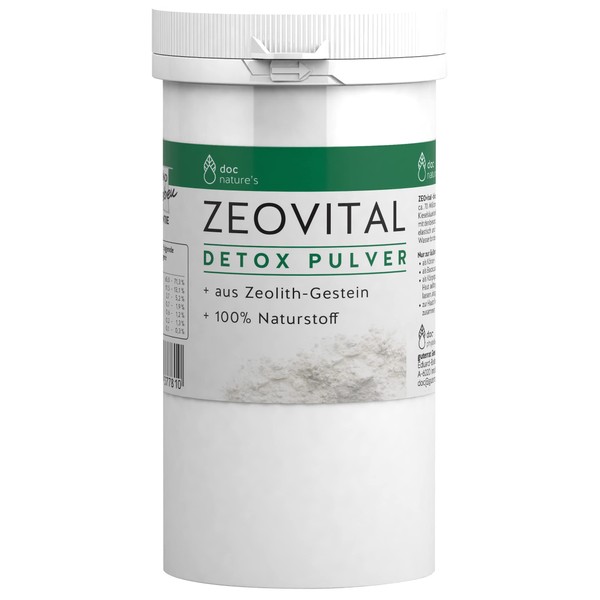 doc nature’s ZEOVITAL Detox Pulver 250g aus Zeolith Gestein -