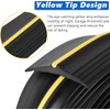 MYFAMIREA 12FT Garage Door Bottom Threshold Seal Strip with 300ml