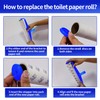 9.84" Large Extra Sticky Lint Roller, 58.3" Long Handle Lint