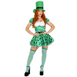 fun shack Adult Leprechaun Costume for Women, St Patricks Day Outfit, Irish Celebration Attire for Women, Small