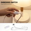 LUMLLSAJI 20AWG Lamp Cord with On/Off Switch, 6ft (1.8m) Clear
