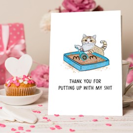 Funny Mothers Day Card for Cat Mom, Cat Themed Mothers Day Card, Happy Mothers Day Card from Cat, Humorous Birthday Card for Cat Owner Cat Lover