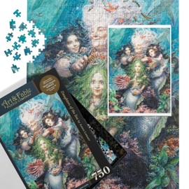 Art & Fable Daughters of The Sea by Anton Lomaev 750 Piece Fine Artwork Premium Adult Jigsaw Puzzle