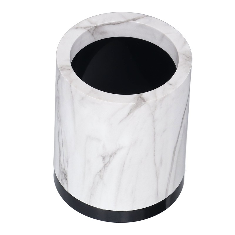 Marble Pattern Pen Holder Beautiful Marble Pattern Anti Slip ABS