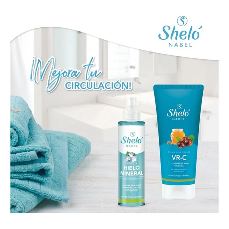 Pack Varices Crema Hielo Mineral Sheló Nabel