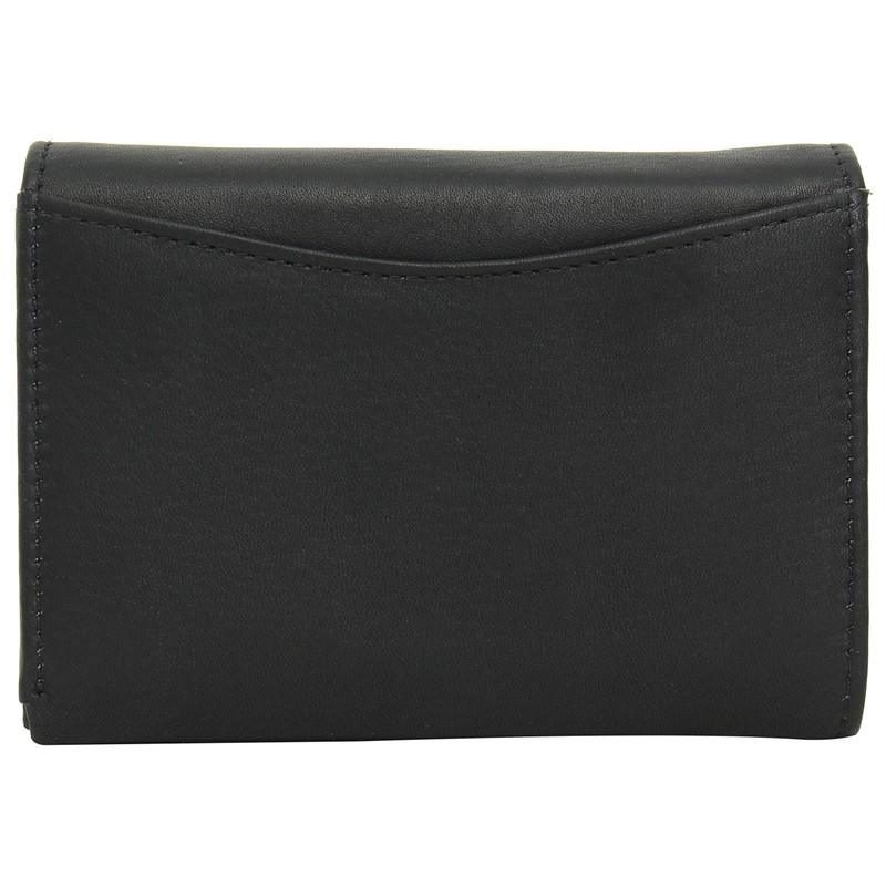 Gusti Asmund Women's Purse Vintage Leather Purse, black, Retro
