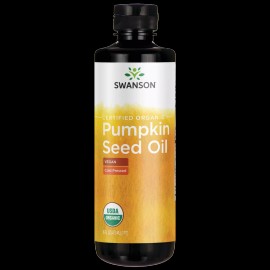 Swanson Certified Organic Extra Virgin Pumpkin Seed Oil 16 fl oz Liquid