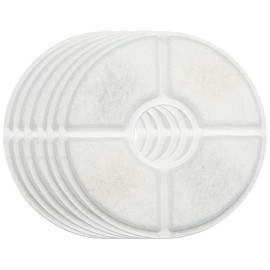 Vekonn Cat Water Fountain Filters, 6-Pack Round Carbon Filters for Stainless Steel Top Cat Fountain
