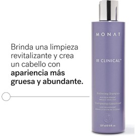 MONAT IR Clinical Thickening Shampoo – Shampoo Voluminizador para un Cabello con Apariencia de Mayor Densidad y Grosor – Fórmula con Romero, Menta y Extracto de Guisante