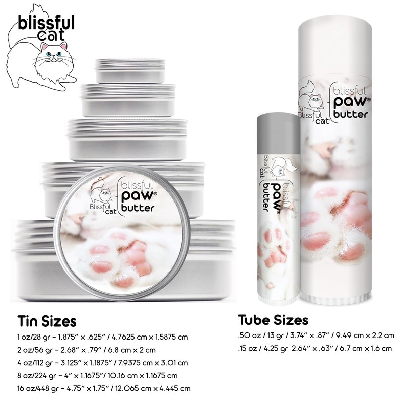 The Blissful Cat Paw Butter, Moisturizer for Dry Paw Pads,