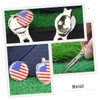 TOVINANNA 3sets Professional Golf Marker Divot Tool Hat Clip Golf