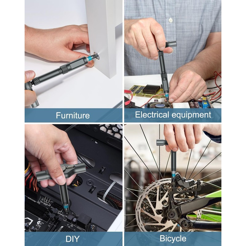 24 in 1 Magnetic Screwdriver Set, DIY Ratchet Screwdriver Set,