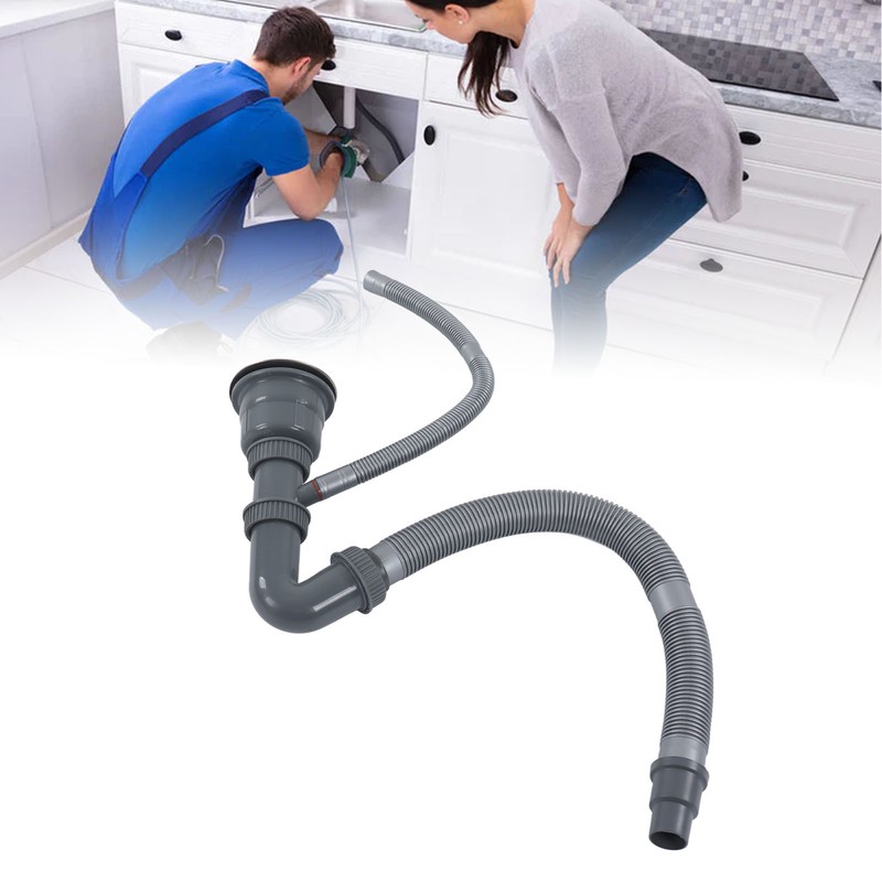 Kitchen Sink Strainer Drain Hose Single Sink Drain Set Kitchen