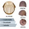 Chemical fiber wig female full head set type middle parted