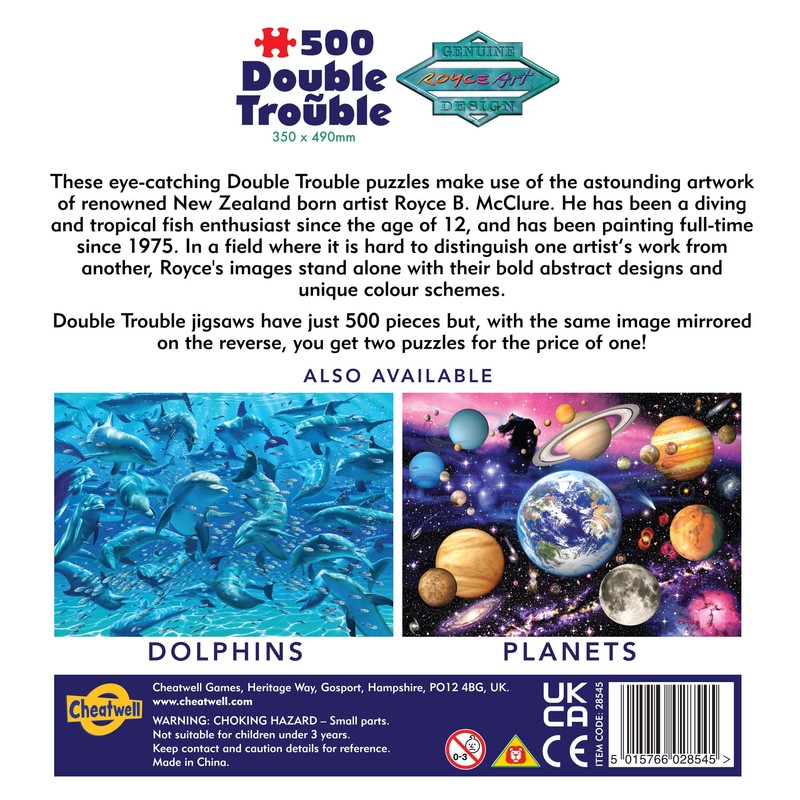 Cheatwell Games 500 Piece Double-Trouble Jigsaw Puzzle Beetlemania