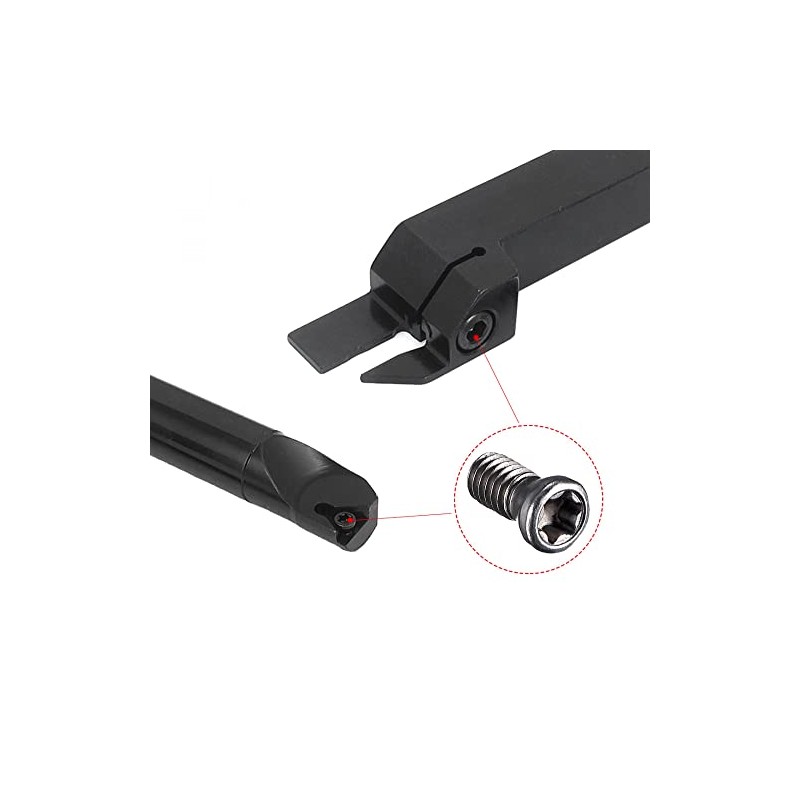 sourcing map Torx Screws Replacement Carbide Insert CNC Lathe M2.5