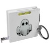 Azeeda 'Cute Ghost' Keyring Tape Measure/Spirit Level Tool (KM00038464)