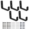 YAPIKAN 5-Pack Steel Garage Hooks Wall Mount Heavy Duty -