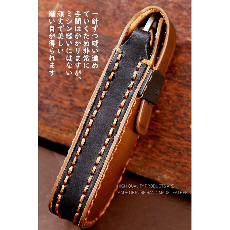 [TECART] Subaru Key Case for Subaru Key Ring, Genuine Leather,