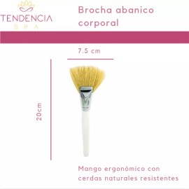 Tendencia Spa Brochas Corporales De Abanico. 2 Pzas. Envío Gratis.