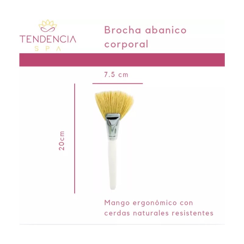 Tendencia Spa Brochas Corporales De Abanico. 2 Pzas. Envío Gratis.
