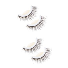 FRCOLOR 2pcs Eyelash Extension Tools 3d Thick False Lashes Natural Makeup Lashes Set