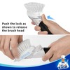 MR.SIGA Soap Dispensing Dish Brush Storage Set, Kitchen Brush with