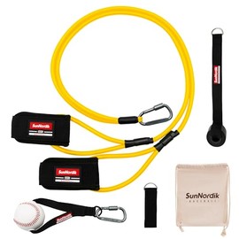 SunNordik - Bandas de resistencia para lanzadores de béisbol, bandas de béisbol para mejorar la fuerza del brazo y entrenamiento de lanzamiento, banda