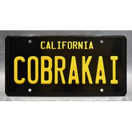 Celebrity Machines CobraKai + LARUSSO Auto Group | Metal License Plates