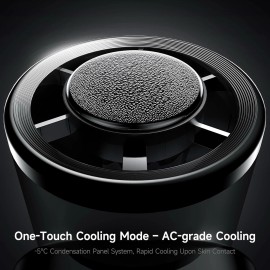 Portable Handheld Turbo Fan with Ice Cooling, 9000mAh Rechargeable 100Speed wind