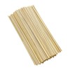 HAIKING Bamboo Dowel Rods, 100 PCS Round Unfinished Wooden Craft