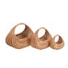 e-wicker24 Gift Basket, Natural Wicker Bag, Shopping Basket (25 x