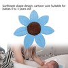 Sunflower Baby Bath Head Support Soft Skin Friendly Short Plush