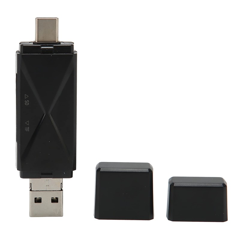 Memory Card Reader, 3 Connectors Practical 3 in 1 USB