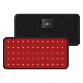 Red Light Therapy for Body: Infrared Light Therapy Pad with 55 LEDs Dual 660nm&850nm and Timer Remote Control, 10.2" x 5.1" Red Light Therapy Pad for Relieves Back, Waist, Shoulder and Knee Pain