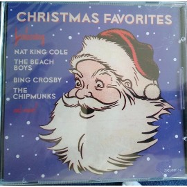 Christmas Favorites CD Nat King Cole Beach Boys Bing Crosby Chipmunks Lettermen