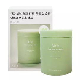 Abib 아비브 어성초 스팟 패드 카밍터치 140매 대용량 기획 Abib Mugwort Spot Pad Calming Touch 140 Sheets Large Capacity Set