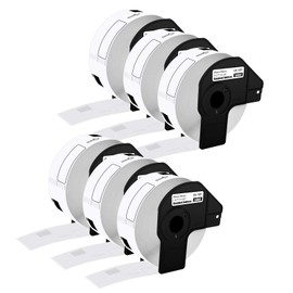 USUPERINK (6 Roll, 400 Labels/Roll) Compatible for Brother DK-1201 DK1201 1.1'' x 3.5'' (29mm x 90mm) Die-Cut Shipping Address Mailing White Paper Labels for QL-720NW QL-400 QL-810W Label Printers