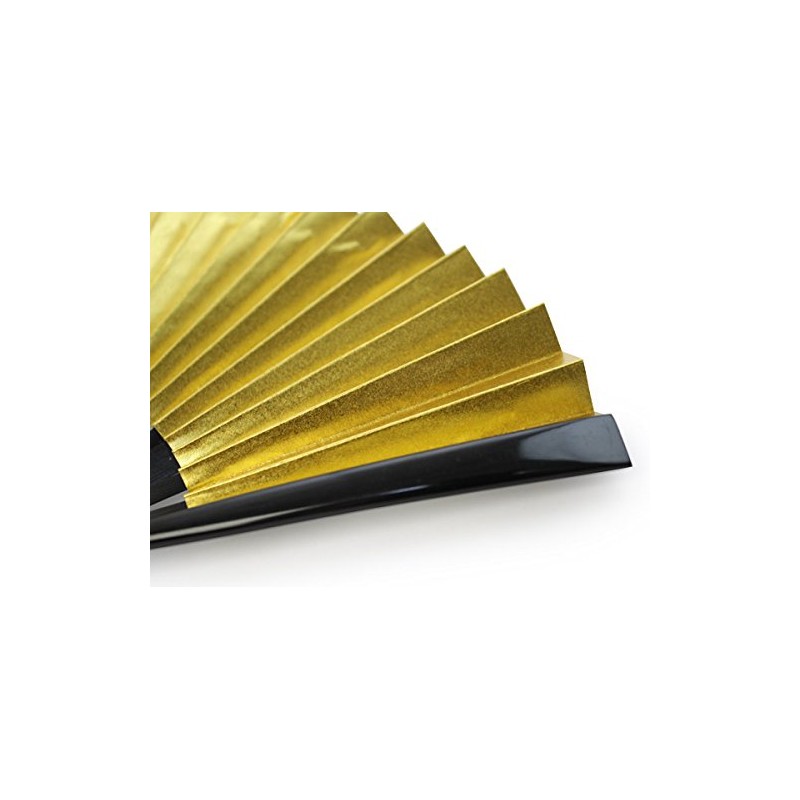 Suehiro Folding Fan, Gold, For Weddings, Women's, For Formal Occasions,