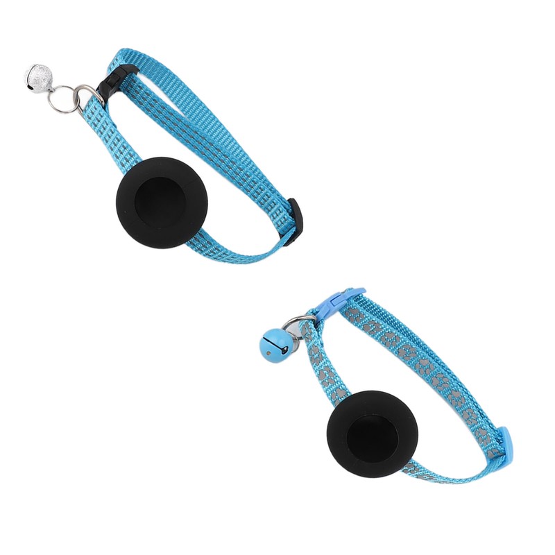 2pcs Reflective Dog Collar Soft Nylon Dog Collar Adjustable Pet