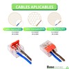 BASECONEX Pack of 75 Cable Connectors with Lever Coupling 2/3/5