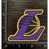 LOS ANGELES LAKERS IRON ON EMBROIDERED PATCHES BASKETBALL